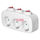 3-as elosztó adapter 