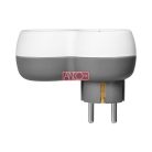 Adapter 2 földelt dugaljjal