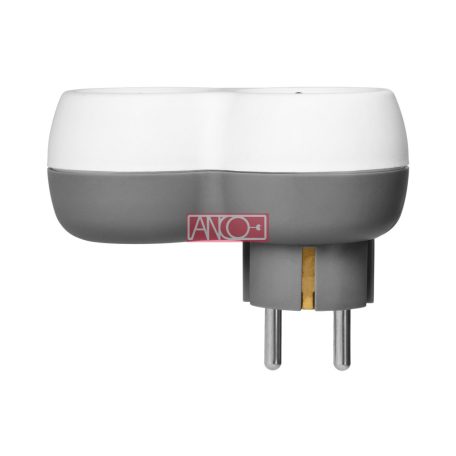 Adapter 2 földelt dugaljjal