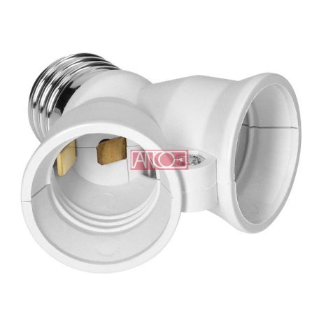 Foglalat átalakító E27-2xE27