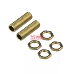 Közcsavar anyával M10, 30mm, fém, 2db