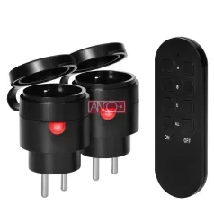 Kültéri távirányítós dugalj szett 1+2