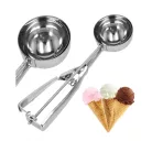 Family Springos fagylalt kanál, 21x4.1 cm, rozsdamentes acél, ezüst