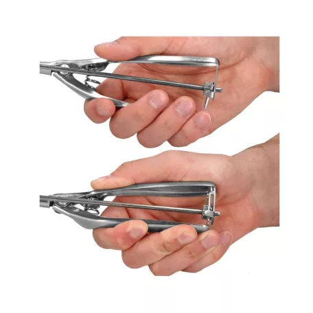 Family Springos fagylalt kanál, 21x4.1 cm, rozsdamentes acél, ezüst