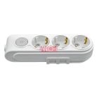 Szerelhető elosztó kapcsolóval, 3-as