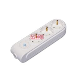 Szerelhető elosztó kapcsolóval, 3-as