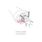 LED por és páramentes lámpa 36W