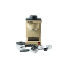   Szarvasi MINI ESPRESSO (SZV-612/3) kávéfőző, 800 W, drapp színű, őrölt kávé főzésére, 3,04 bar nyomás, max. 6 személy részére