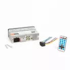 M.N.C Bluetooth autóhifi fejegység, AUX, USB, autórádió és mp3 lejátszó, BT-FM-USB-SD-AUX, Multimédiás fejegység "Malibu Star" - 1 DIN - 4 x 50 W