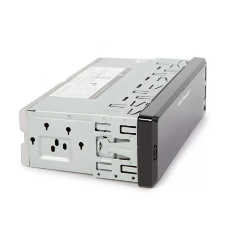 M.N.C Bluetooth autóhifi fejegység, AUX, USB, SD, autórádió és mp3 lejátszó, BT-FM-USB-AUX, LED "PhantomX" - 1 DIN - 4 x 50 W - gesztusverzélés - MP3