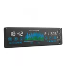 M.N.C Bluetooth autóhifi fejegység, AUX, USB, SD, autórádió és mp3 lejátszó, BT-FM-USB-AUX, LED "PhantomX" - 1 DIN - 4 x 50 W - gesztusverzélés - MP3