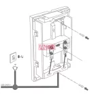 Vezetékes csengő 230V, 80dB