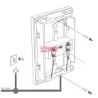 Vezetékes csengő 230V, 80dB
