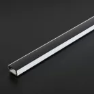 LED aluminium profil sín - 1000 x 17 x 8 mm - U profil - fehér