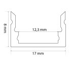 LED alumínium profil sín