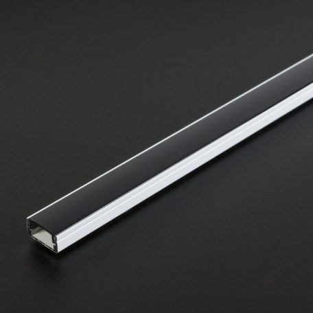 LED aluminium profil sín - 2000 x 17 x 8 mm - U profil - fehér