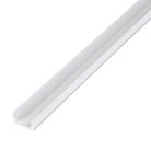 LED aluminium profil sín - 2000 x 17 x 8 mm - U profil - fehér