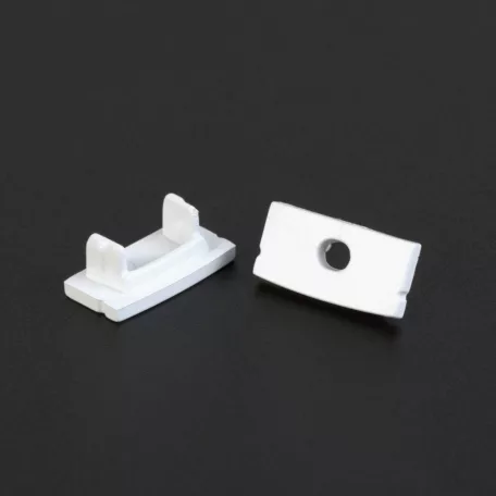 LED aluminium profil végzáró (41010hez) - 2 db - fehér