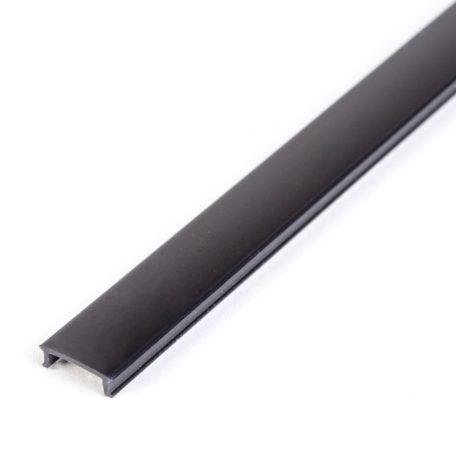 LED aluminium profil takaró búra - fekete - 1000mm (41010/41011hez)