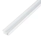 LED aluminium profil sín - 1000 x 23(17) x 8 mm - süllyeszthető U profil - fehér