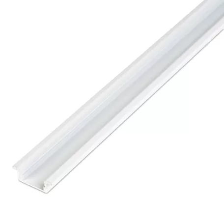 LED aluminium profil sín - 2000 x 23(17) x 8 mm - süllyeszthető U profil - fehér