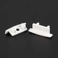 LED aluminium profil végzáró (41011hez) - 2 db - fehér