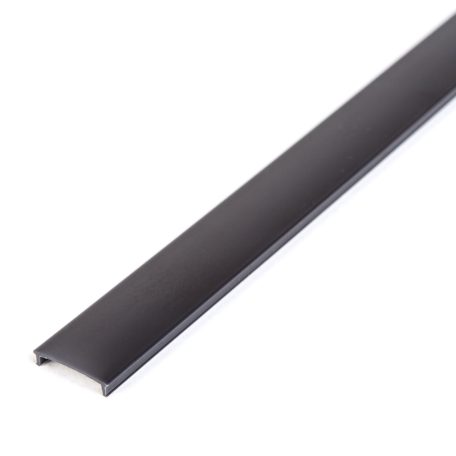 LED aluminium profil takaró búra - fekete - 1000 mm (41011A1-hez)