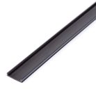 LED aluminium profil takaró búra - fekete - 1000 mm (41011A1-hez)