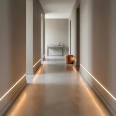   LED aluminium profil sín - vakolható, gipszkartonba süllyeszthető - 1000 x 61 x 13 mm