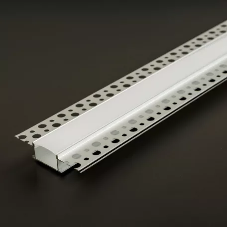 LED aluminium profil sín - vakolható, gipszkartonba süllyeszthető - 1000 x 61 x 13 mm