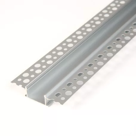 LED aluminium profil sín - vakolható, gipszkartonba süllyeszthető - 1000 x 61 x 13 mm