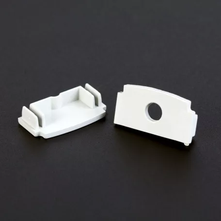 LED aluminium profil végzáró (41026hoz) - 2 db - fehér