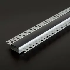   LED aluminium profil takaró búra - fekete - 1000 mm (41026A1-hez)