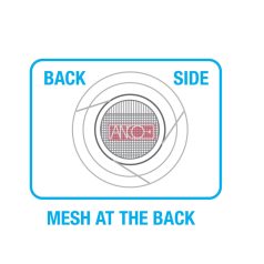 Süllyesztett szellőzőrács kerek 95mm