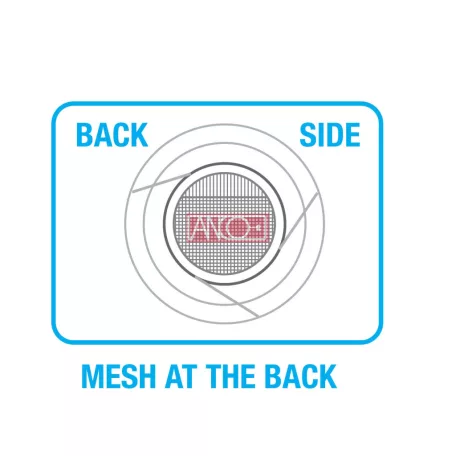 Süllyesztett szellőzőrács kerek 95mm