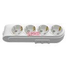 Szerelhető asztali hosszabbító, 4-es