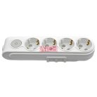 Szerelhető elosztó kapcsolóval, 4-es