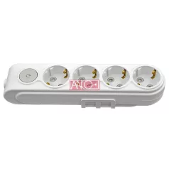 Szerelhető elosztó kapcsolóval, 4-es