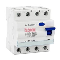 Fi relé 4P 25A 0,03A 6kA 