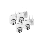 4DB Motoros Kültéri WIFI-s Onvif IP WIFI kamera full HD applikáció YCC365 vezeték nélküli forgatható 360fok Távolról Vezérelhető 2 Antennás HD Kültéri Kamera 2mp-s mozgáskövetés, éjjellátó funkció