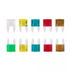 Biztosíték készlet, mini késes, 10 db-os - 90359