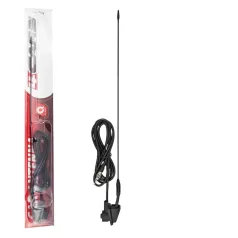 Antenna 41 cm, 6 mm, 3 m kábel, DIN, dönthető - 90601