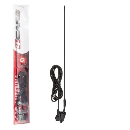 Antenna 41 cm, 6 mm, 3 m kábel, DIN, dönthető - 90601
