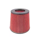 Direkt levegőszűrő 3 db adapterrel, piros-karbon - 90830