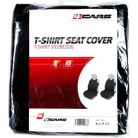 Trikóhuzat ülésvédő 2 db fekete - 90878