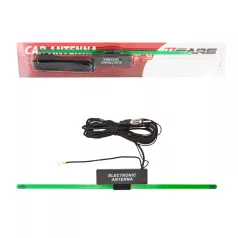   Antenna, belső, elektromos, erősítővel 35 cm, DIN - 91110