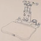 Multifunkciós autós utazóasztal hátsó üléstámlára - 91424