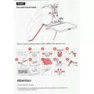 Multifunkciós autós utazóasztal hátsó üléstámlára - 91424