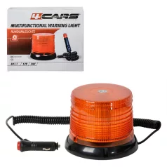   Villogó figyelmeztető jelzőfény 12-24V E-jel, mágneses, 40 LED - 91806