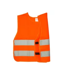   Fényvisszaverő mellény, gyerek méret, narancssárga EN471
